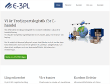 Tablet Screenshot of e3pl.se